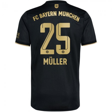 Billiga Fotbollströjor FC Bayern München Thomas Muller 25 Borta tröja 2021/22 Kortärmad